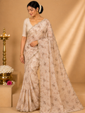 Party Wear Saree – Elegant Beige