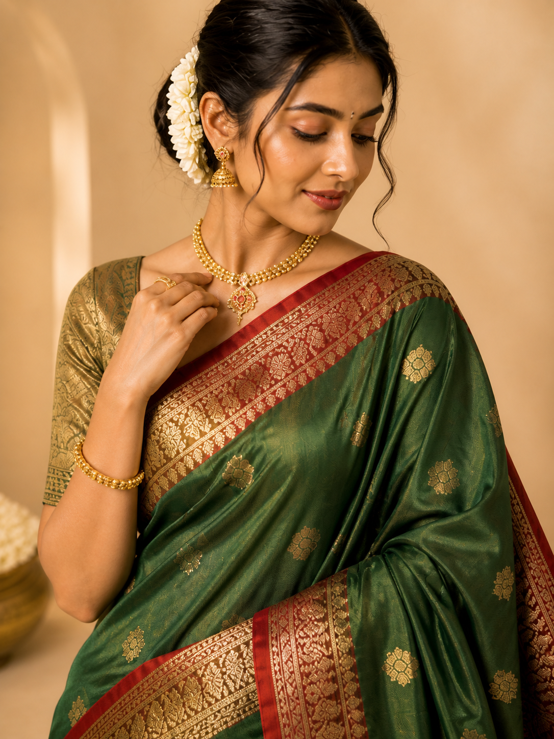 Bangluru silk saree