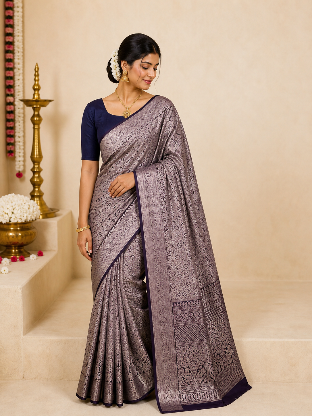 Mangaliya Pattu Saree