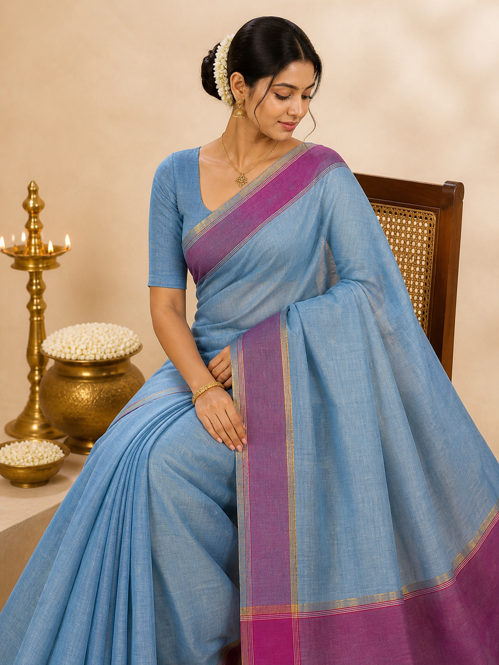 Kanchi Cotton Saree
