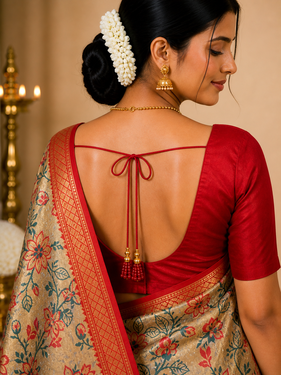 Jamdani pattu saree