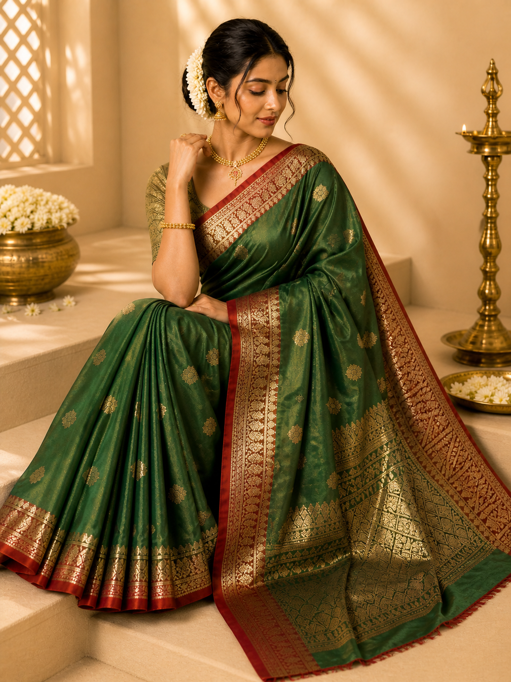 Bangluru silk saree