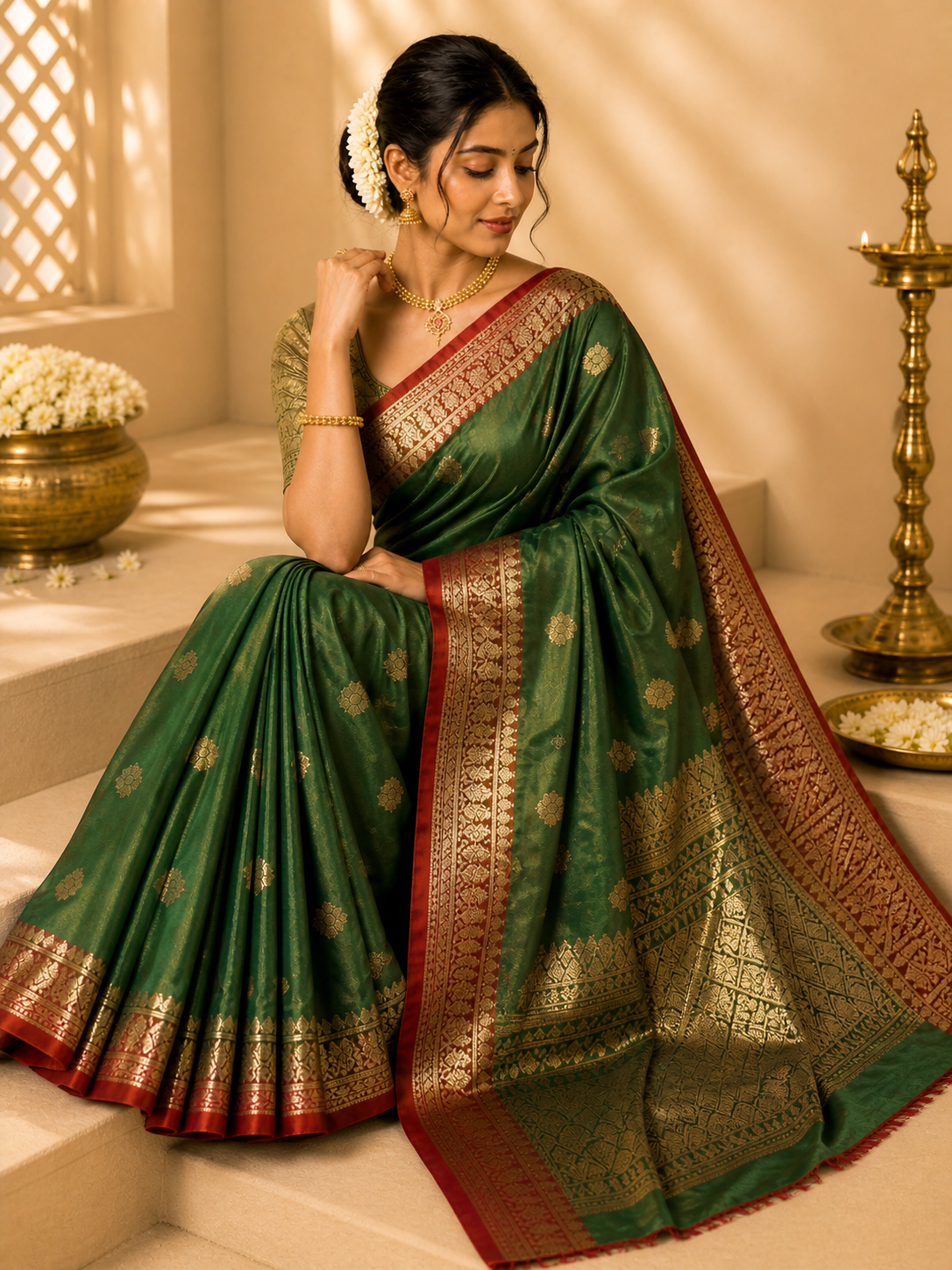 Bangluru silk saree