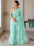Mustard Cotton Saree