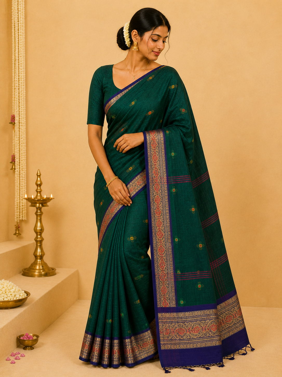 Gadwal Cotton Saree