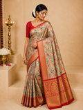 Jamdani pattu saree