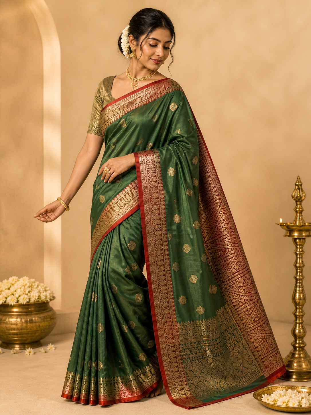 Bangluru silk saree