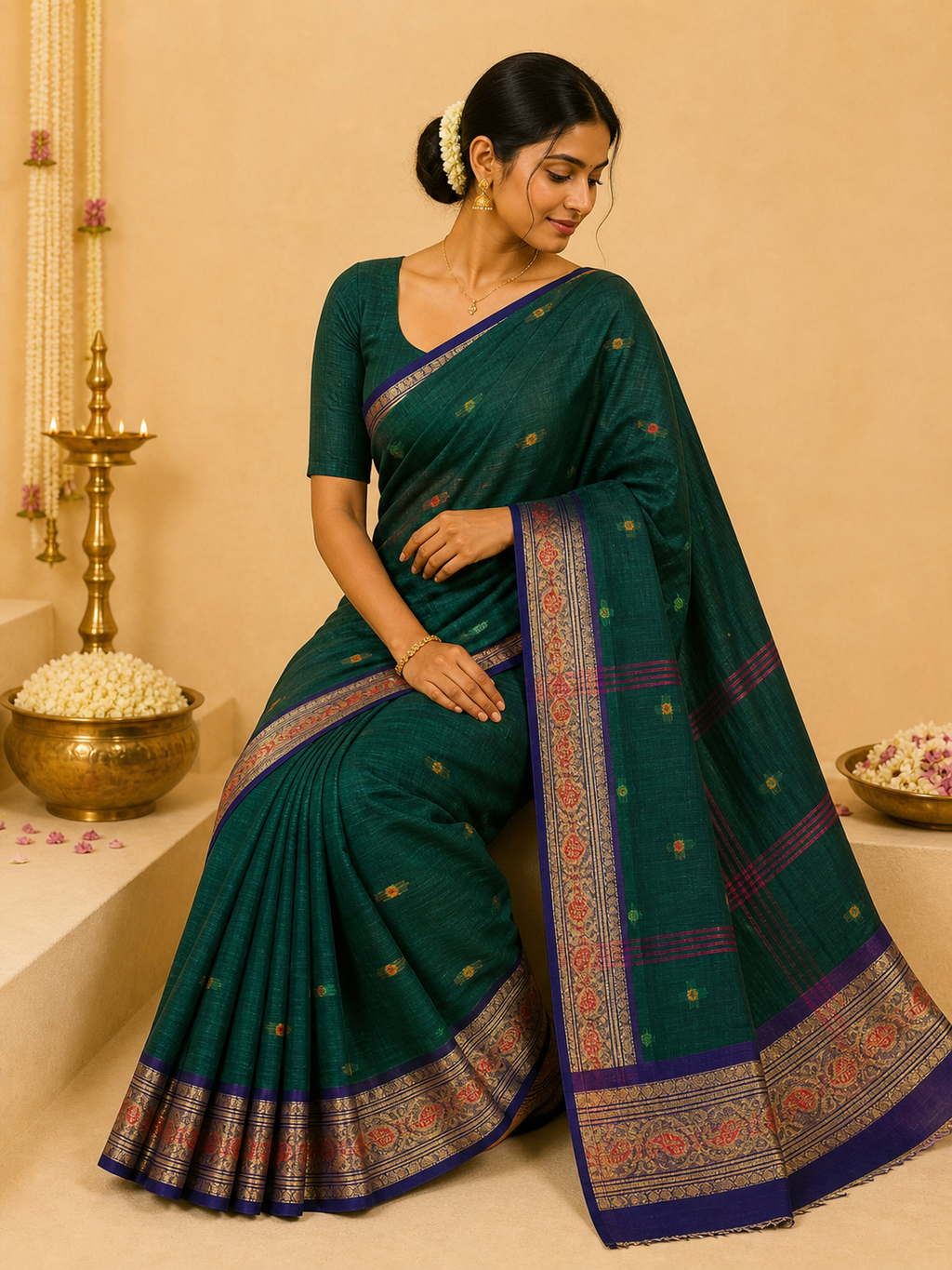 Gadwal Cotton Saree