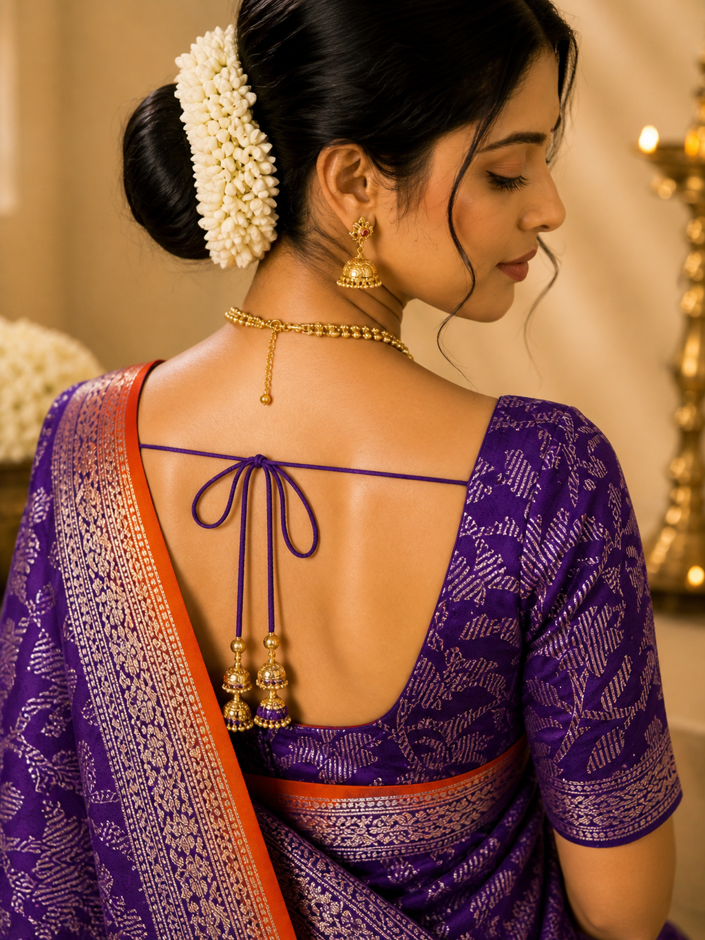 jaipuri silk saree